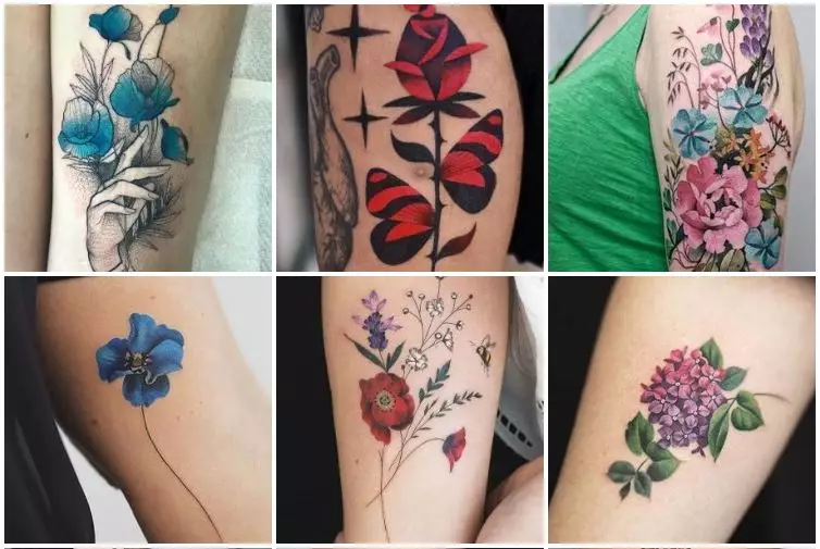 tipos de flores para tatuagem 1